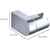 BRIOTA Shower Head Holder, 360° Adjustable Angle Shower Bracket, Shower