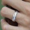 SATURN RING - Solid 925 Sterling Silver Unisex Ring -