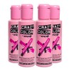 Semi-Permanent Hair Colour Cream Dye Crazy Colour Renbow 4 x