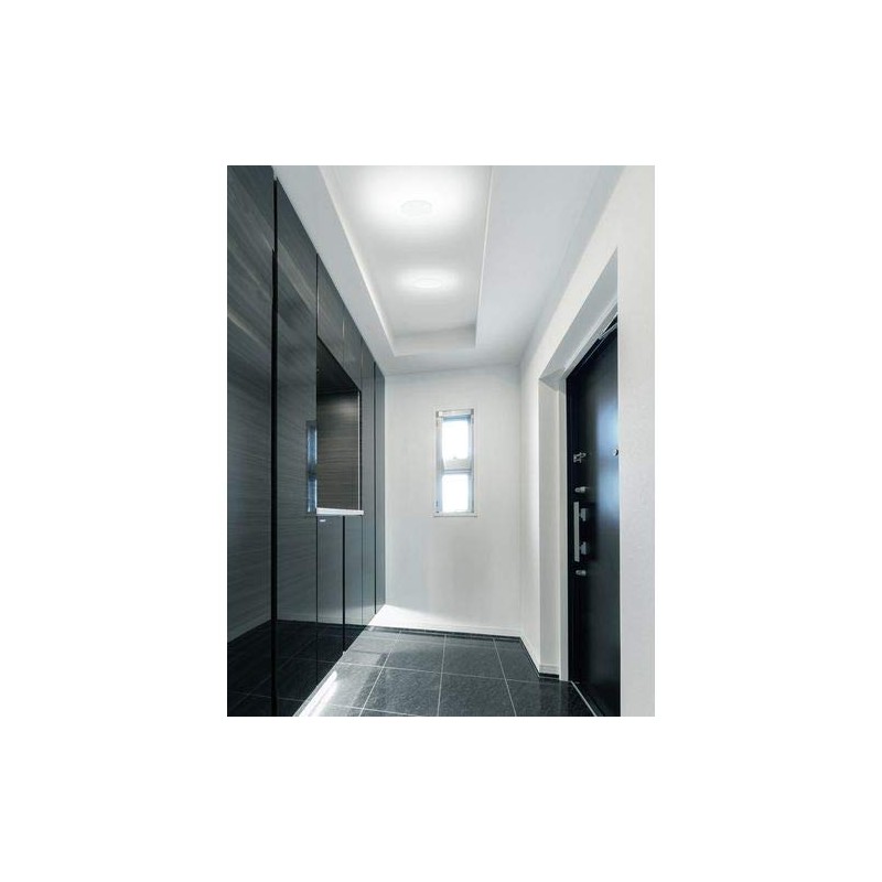 Iris Ohyama SCL12DMS-UU Small Ceiling Light, Thin, 1,200 lm, With