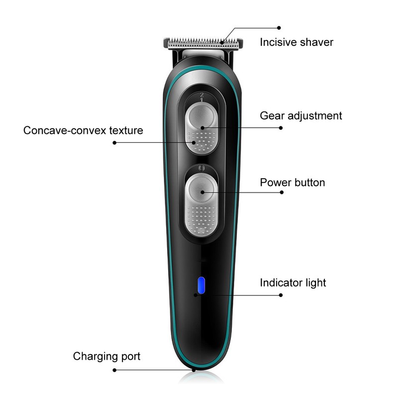 USB Charging Electric Hair Clipper Adjustable Hair Trimmer Cutting Machine