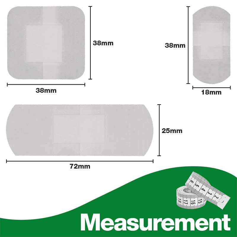 Safety First Aid Group HypaPlast Clear Washproof Assorted (Pack of