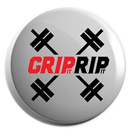 Hippowarehouse Grip it Rip it Badge Pin 25mm
