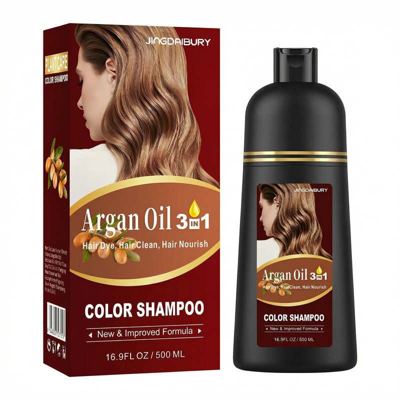 Tinte para El Cabello Con Aceite de Argán Negro -