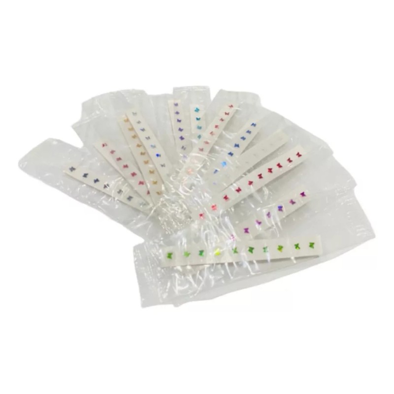 Productos comerciales Balines Con Parche Auriculoterapia 100 Piezas Con Figuras