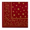 Sovie HORECA Linclass® Airlaid Liam Christmas Napkin Bordeaux Absorbent Festive