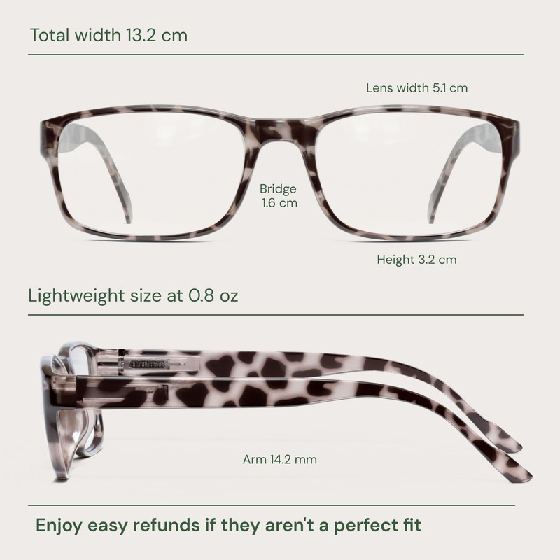 CCVOO Gaoye 5 pack Lesebrillen Sehhilfe Augenoptik Brille Lesehilfe für