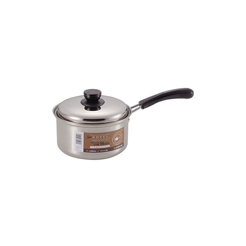 Pearl Metal New Novel HB-3622 Single Handle Pot, 5.5 inches