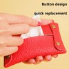 Pocket Tissue Holder for Purse, Soft Tissue Box Reusable Tissue