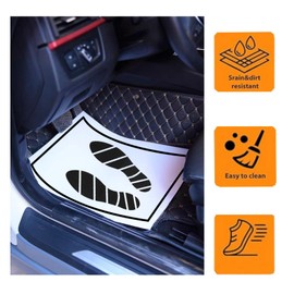 CYDZSW 50Pcs Paper Floor Mats for Cars and Trucks,Disposable Clear Car Mat,Auto Detailing Dealership Supplies,Floor Liners Covers,Automotive Carpet Protector Film