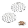 2PCS Small Cooling Rack 4.7Inch Round Stainless Steel Wire Rack,