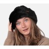 Barts Fur Cable Bandhat Beanie Hat, Black (Black 0001), One