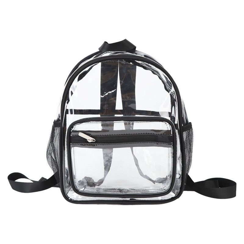 Clear Backpack Waterproof Heavy Duty Fashionable Eco Friendly PVC Transparent