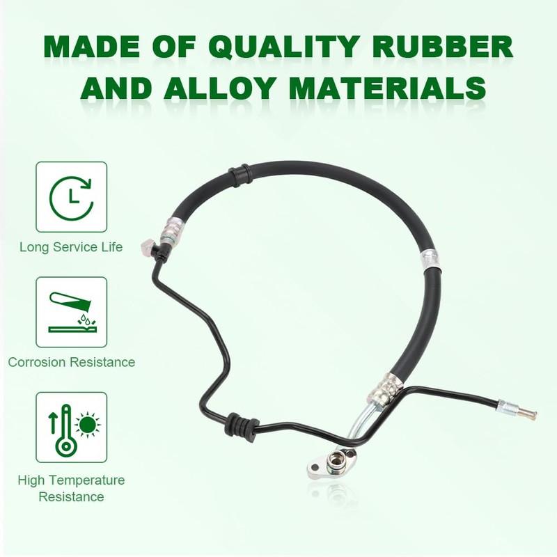 QCESEV Power Steering Pressure Hose Assembly Compatible with Honda Pilot