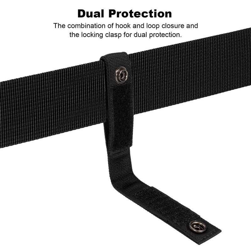 KENOBEE 2-Pack Handcuff Strap Holder with Snap Closure for Duty