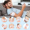 EASY@HOME Adhesive Electrode Pads: 4-Pack, 6.5" x 3", Reusable -
