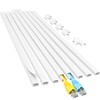 Yecaye Canaletas para Cables Pared de 2.88 m, Cubre Cables
