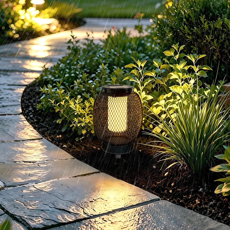 Solar Lanterns Outdoor Waterproof Garden Decor Gifts for Women Mom