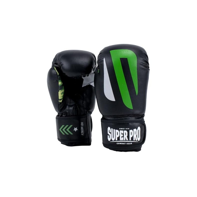 Super Pro Children's Boxing Gloves No-Mercy Black - Boxing Gloves