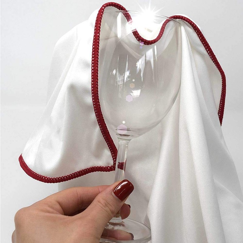 SKYIE Glass Microfiber Polishing Cloth Dish Towel