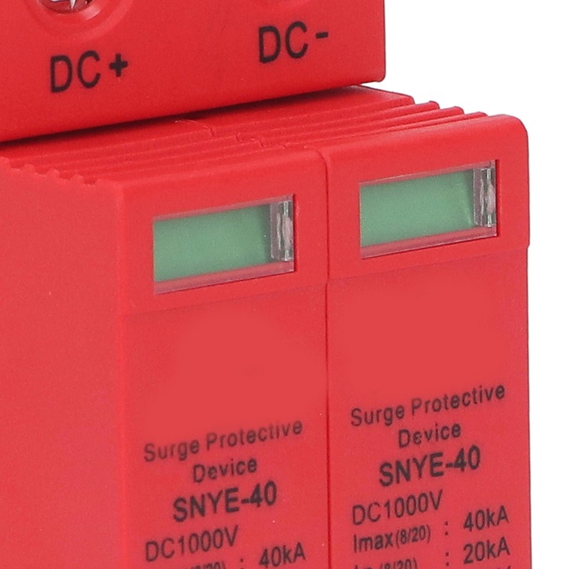 Orange Red Combiner Box Surge Protection Device Distribution Box Voltage