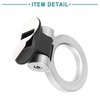 ACROPIX Universal Silver Tone Tow Hook Decor Bumper Trailer Sticker