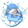 Mambobaby Baby Swim Float with Canopy & Tail Infant Pool