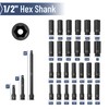 Bates Choice 29 pc 1/2" Drive Deep Impact Socket Set,