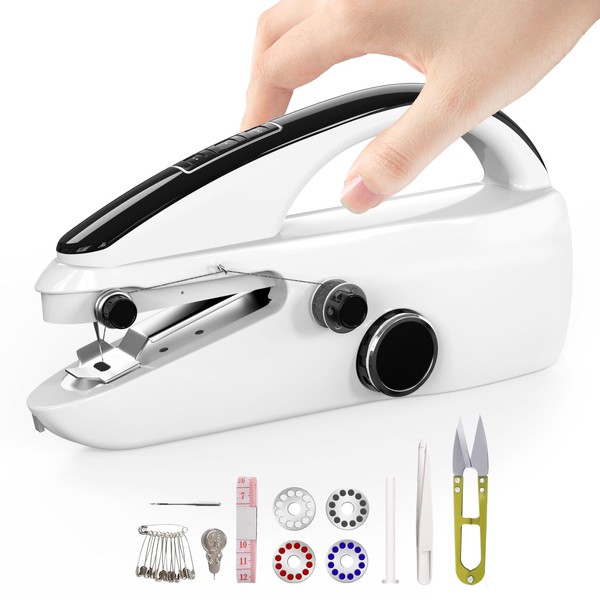 Handheld Sewing Machine,Two dear,Mini sewing machine,Easy to Use and Fast