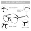 BLUEMOKY - anteojos de lectura de luz azul para hombre,