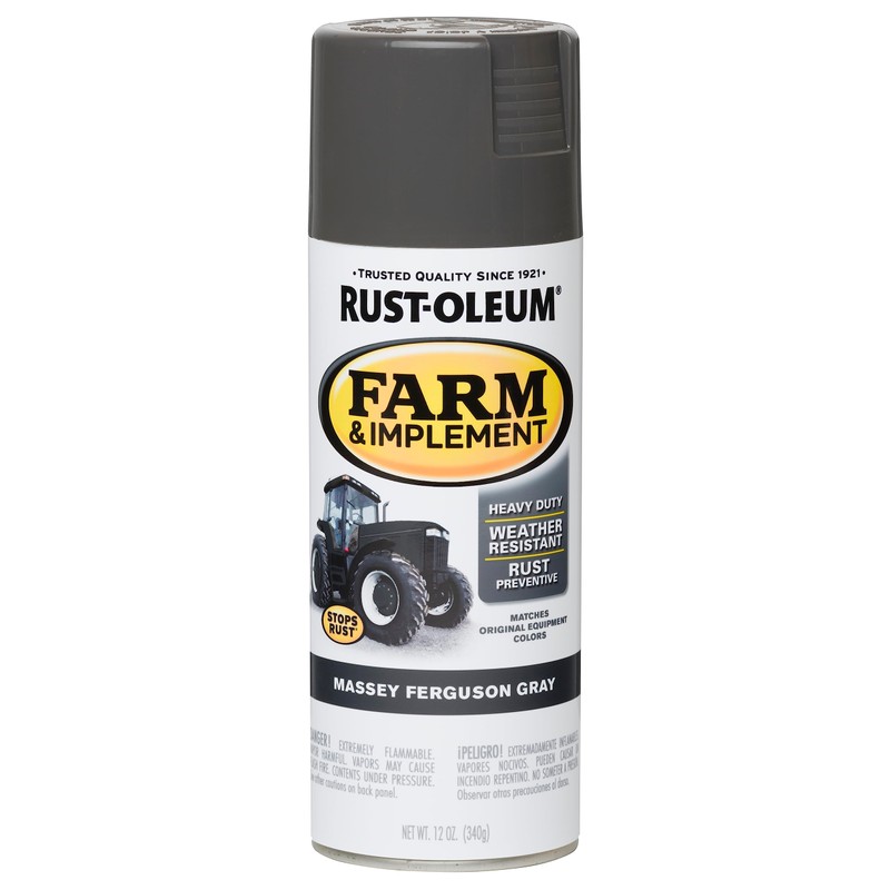 Rust-Oleum 280133 Farm & Implement Spray Paint, 12 oz, Massey