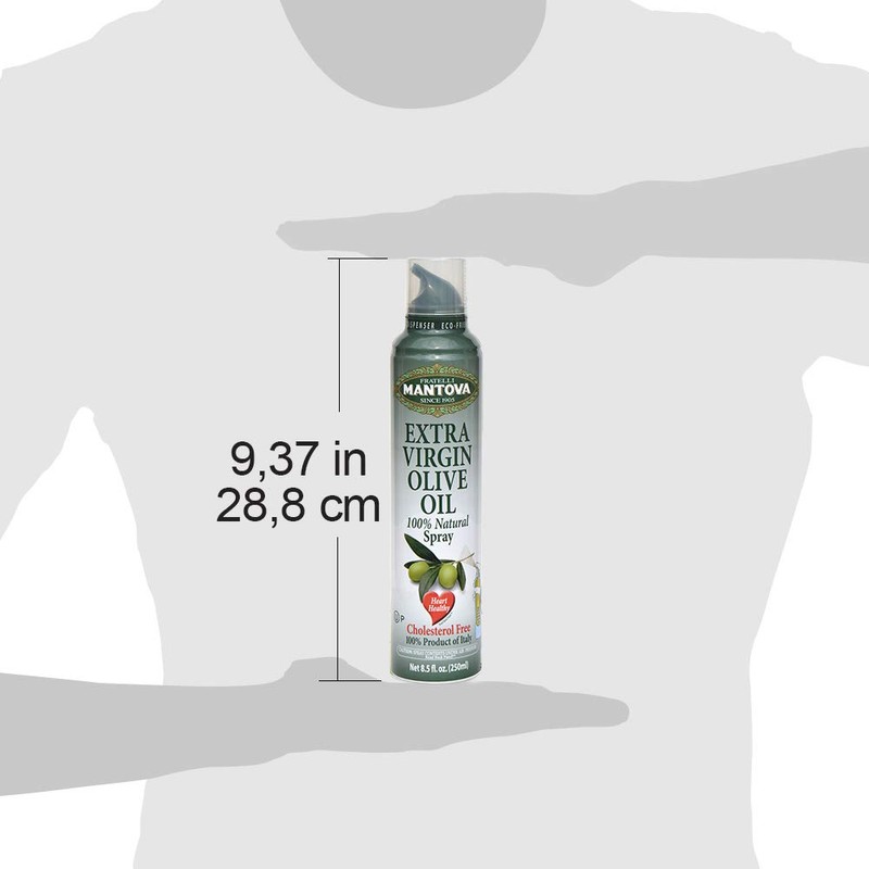 Mantova Extra Virgin Olive Oil Spray 8.5 oz. Spray Bottle