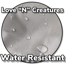 LoveNCreatures – Water Resistant - Chicken Saddle Jacket (1 Apron Pack) Hen Supplies w/Over The Wing Poultry Feather Saver | Hackle to Tail Safety Pad & Pecking Protection Vest Medium/Large Breeds