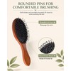 Angootao 3Pcs Natural Boar Bristle Dog Grooming Brush Set
