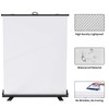 WASJOYE Retractable White Backdrop Screen - 79 x 59 in