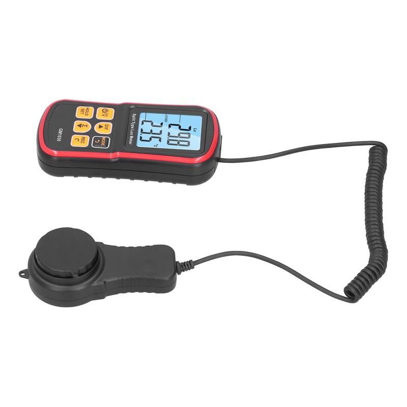 BENETECH Digital Luminance Meter HighAccuracy Handheld Industrial MultiFunction Illuminance Meter