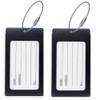 2X Metal Luggage Tags, ID Identifier Name Tag Address Labels