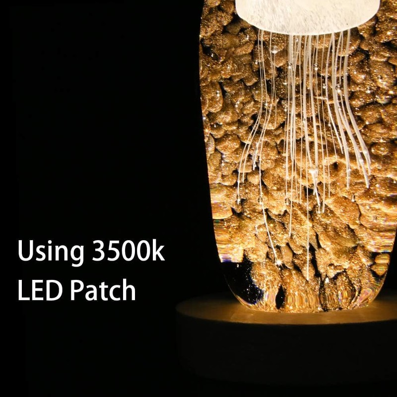 Mintso Wood Led Light Display Base for Glass Crystal Art/Paperweights,4