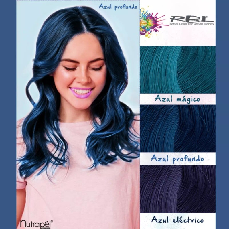 Nutrapel Tinte Rbl Fantasía Azul Profundo Tubo 90gr