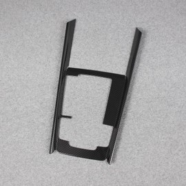 Beautost Fit for Mazda CX-50 CX50 2024 2025 2026 Gear Shift Knob Console Media Panel Cover Trim Stainless Steel (Carbon Fiber Black)