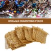100pcs 9 x 12cm Organza Drawstring Pouch Multi Purpose Jewlery
