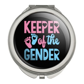 GRAPHICS & MORE Keeper of The Gender Compact Travel Purse Handbag Makeup Mirror
