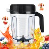 JUBAOPEN Upgraded For vitamix replacement pitcher 64oz Low-Profile, compatible with