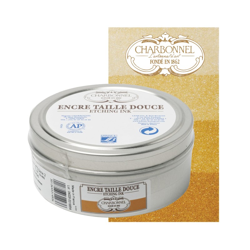 Charbonnel Etching Ink, 200 mL, Raw Sienna
