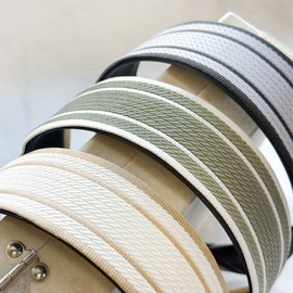 (3 types) Burnaby color combination striped pattern hairband wide headband matcha / (3종) 버나비 배색 스트라이프 패턴 헤어밴드 넓은머리띠 말차