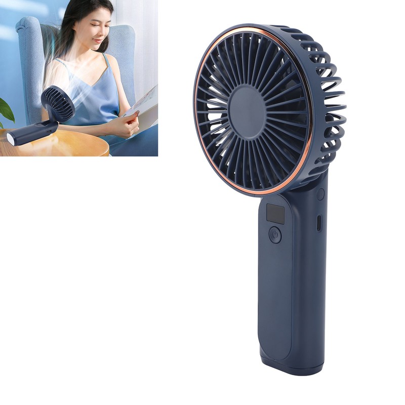 Handheld Fan 180 Degree Foldable Small Fan 6 Speed USB