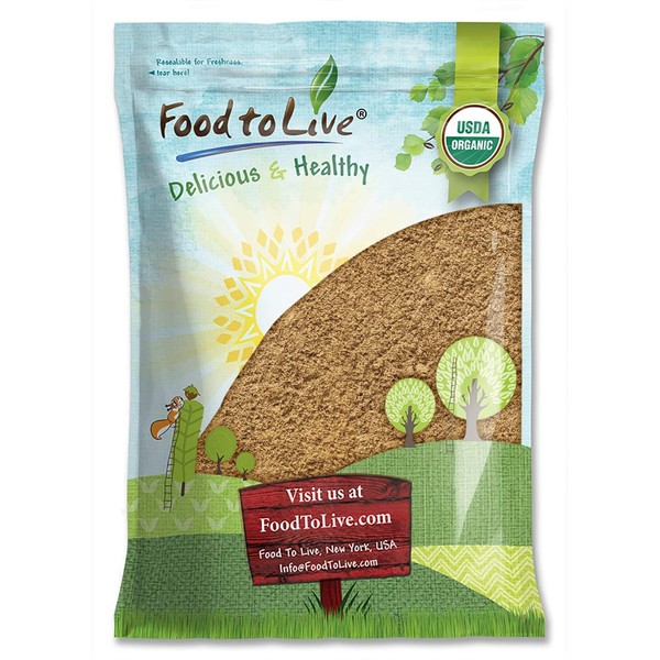 Food to Live Organic Camu Camu Powder, 8 Pounds - Non-GMO, Kosher, Raw, Vegan Superfood, Bulk, Non-Irradiated, Pure, Great for Baking, Drinks and Smoothies, Rich in Vitamin C and Antioxidants