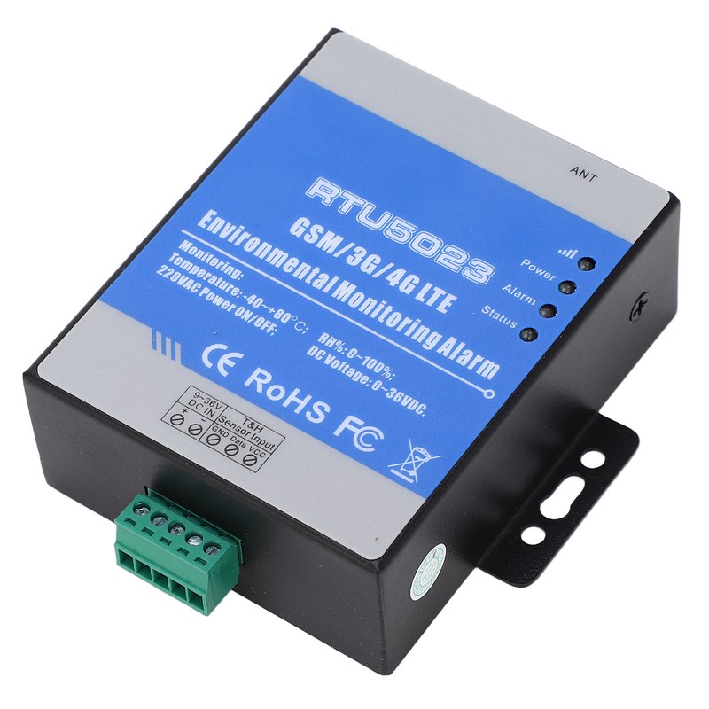RTU5023 GSM 3G 4G LTE Environment Alarm 0‑36V Temperature Humidity
