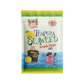 Japanese Tempura Seaweed Snack Chips, Noriten – Yuzu Flavor | 5.29oz | Made in Japan by Swashbuckle Snacks