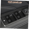 Zerodeko 4pcs Car Power Window Switch Cover for R Durable